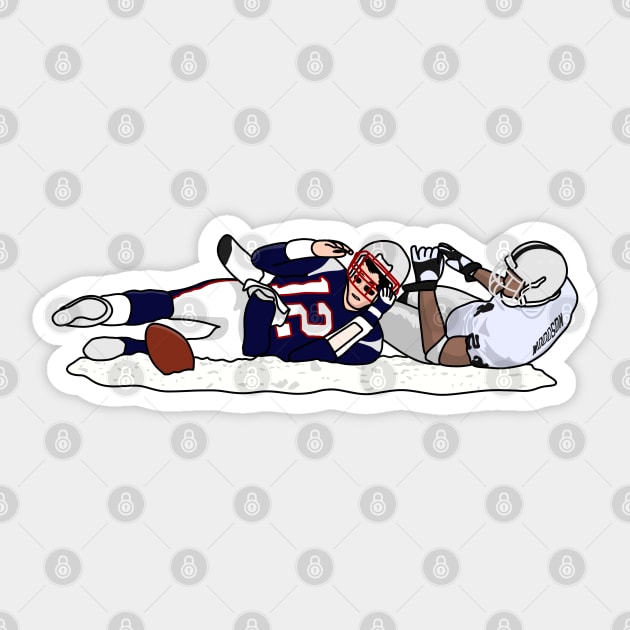 the legendary tuck rule game Sticker by rsclvisual